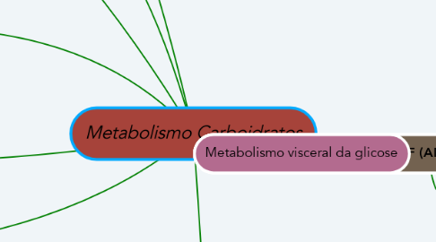 Mind Map: Metabolismo Carboidratos