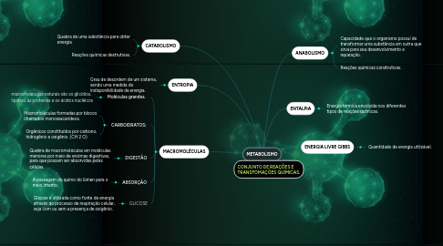 Mind Map: METABOLISMO