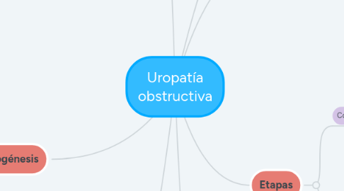 Mind Map: Uropatía obstructiva