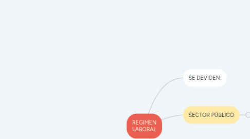 Mind Map: REGIMEN LABORAL