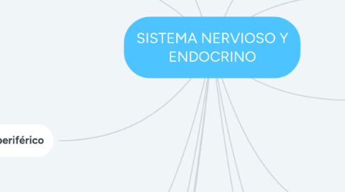 Mind Map: SISTEMA NERVIOSO Y ENDOCRINO