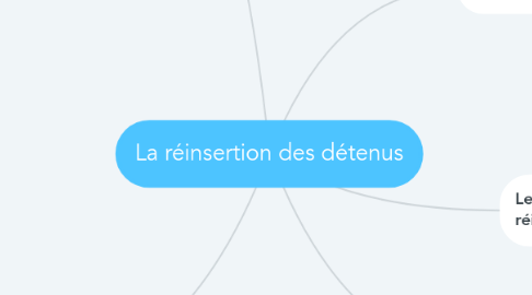 Mind Map: La réinsertion des détenus