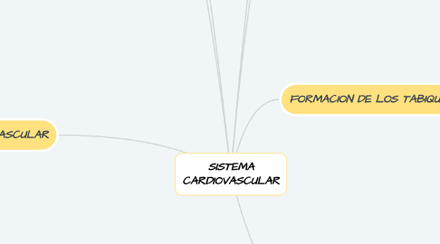 Mind Map: SISTEMA CARDIOVASCULAR