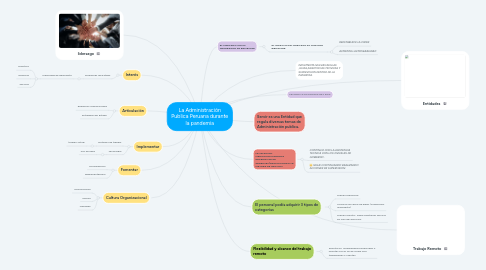 Mind Map: La Administración Publica Peruana durante la pandemia