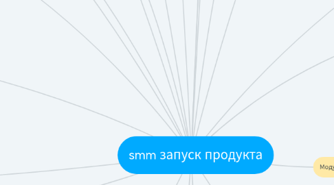 Mind Map: smm запуск продукта