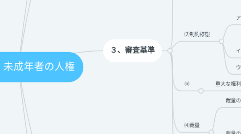 Mind Map: 設問6 未成年者の人権