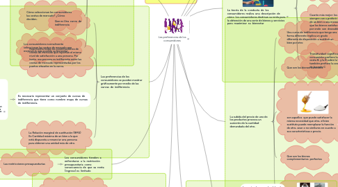 Mind Map: Las preferencias de los consumidores