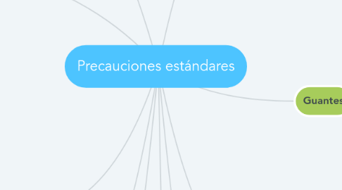 Mind Map: Precauciones estándares