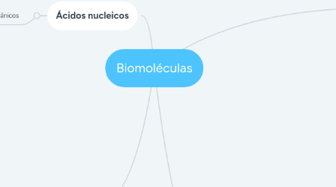 Mind Map: Biomoléculas