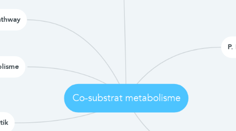 Mind Map: Co-substrat metabolisme