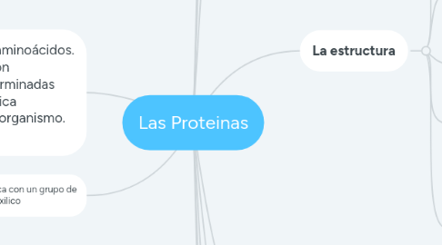 Mind Map: Las Proteinas