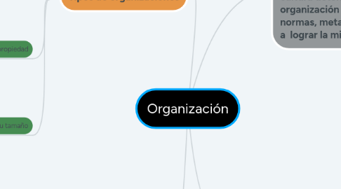 Mind Map: Organización