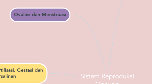 Mind Map: Sistem Reproduksi Manusia