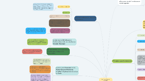 Mind Map: La Nueva Escuela Mexicana:  principios y orientaciones pedagógicas