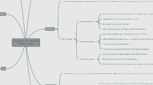 Mind Map: A Guide to The Good Life William B Irvine