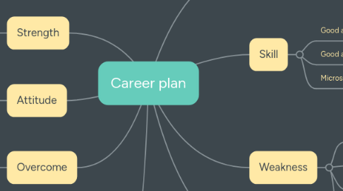 Mind Map: Career plan