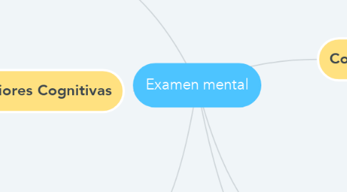 Mind Map: Examen mental