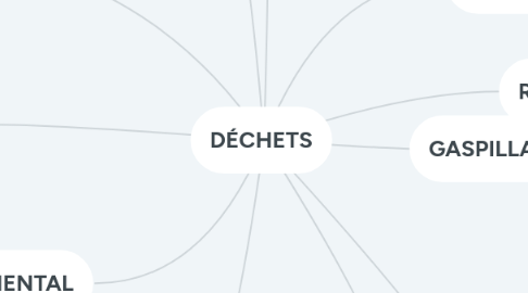 Mind Map: DÉCHETS