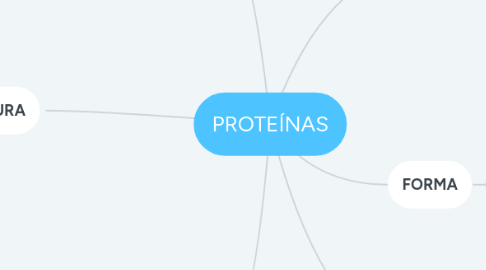 Mind Map: PROTEÍNAS