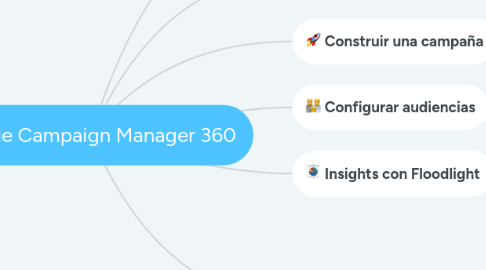 Mind Map: Google Campaign Manager 360