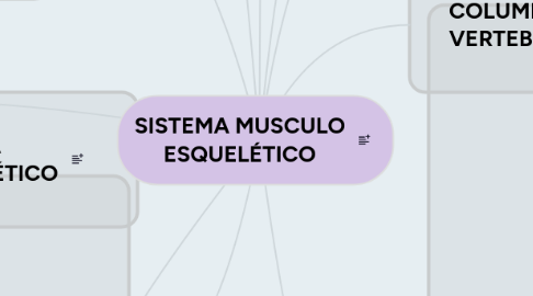 Mind Map: SISTEMA MUSCULO ESQUELÉTICO