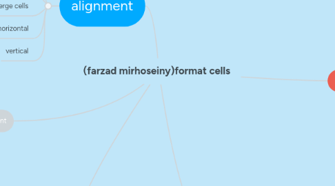 Mind Map: (farzad mirhoseiny)format cells