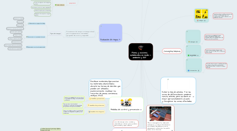 Mind Map: Planes y acciones establecidos en medio ambiente y SST