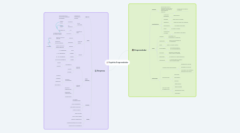 Mind Map: Espíritu Emprendedor