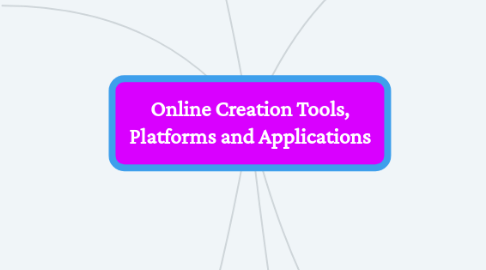 Mind Map: Online Creation Tools, Platforms and Applications