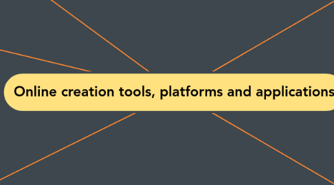 Mind Map: Online creation tools, platforms and applications