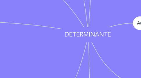 Mind Map: DETERMINANTE