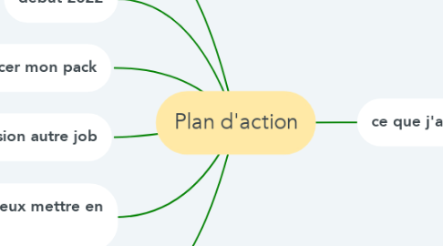 Mind Map: Plan d'action
