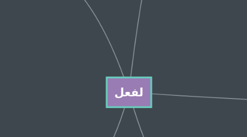 Mind Map: لفعل