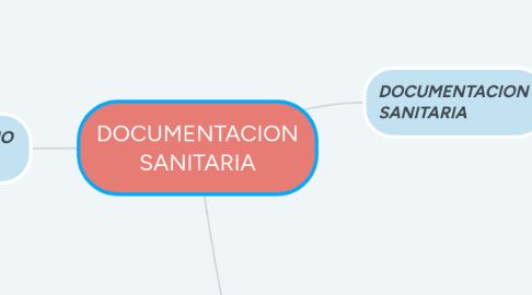 Mind Map: DOCUMENTACION SANITARIA