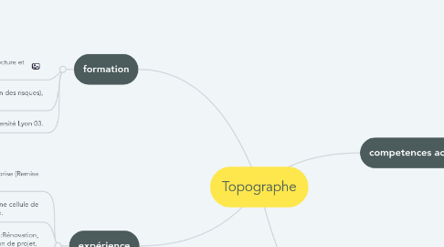 Mind Map: Topographe