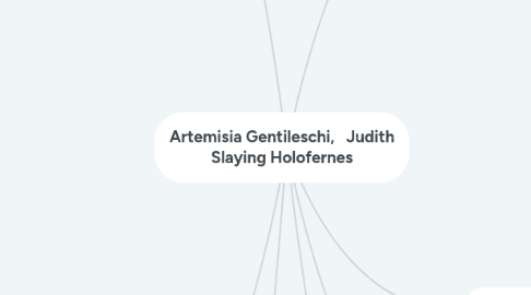 Mind Map: Artemisia Gentileschi,   Judith Slaying Holofernes