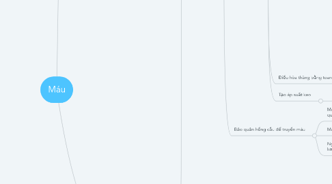 Mind Map: Máu