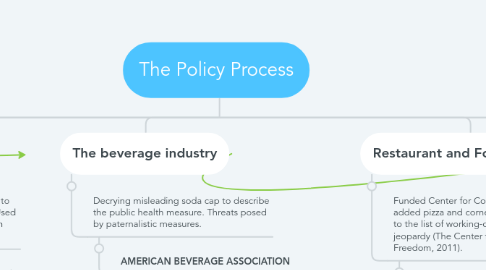 Mind Map: The Policy Process