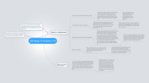 Mind Map: SW Notes of Chapters 1-4