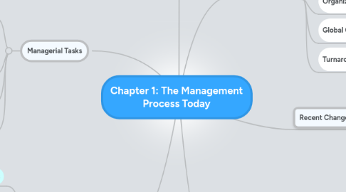 Mind Map: Chapter 1: The Management Process Today