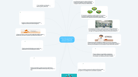 Mind Map: DERECHOS EN SALUD DE LAS VÍCTIMAS CON AGENTES QUÍMICOS