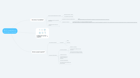 Mind Map: IBD 21 Coopération et dynamique de groupe