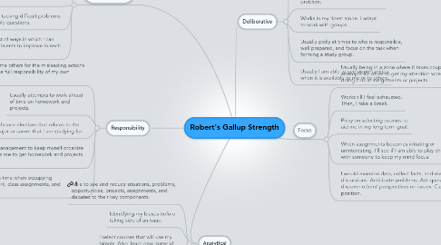 Mind Map: Robert's Gallup Strength