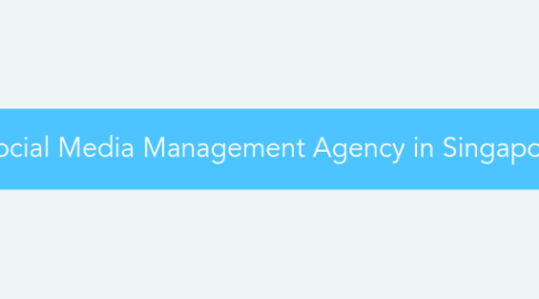 Mind Map: Social Media Management Agency in Singapore