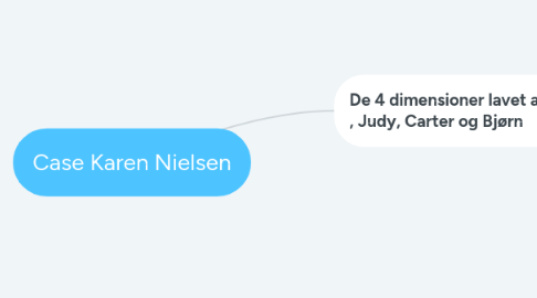 Mind Map: Case Karen Nielsen