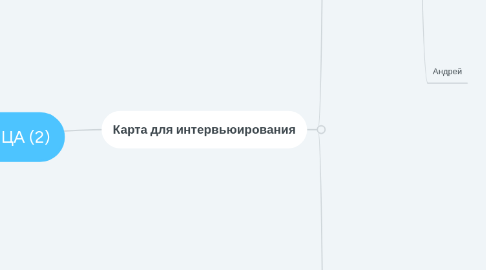 Mind Map: Интервью с ЦА (2)