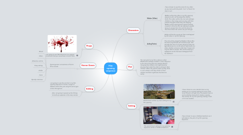 Mind Map: Film opening sequence