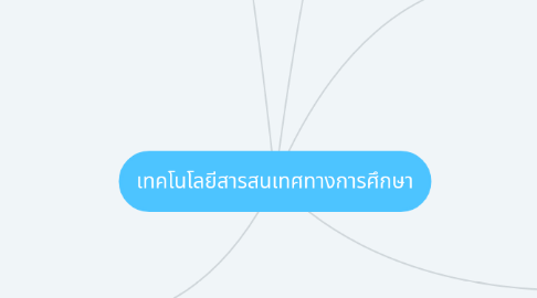 Mind Map: เทคโนโลยีสารสนเทศทางการศึกษา