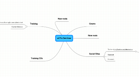 Mind Map: eI Pro Services