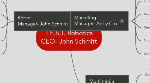 Mind Map: T.E.S.T. Robotics CEO- John Schmitt